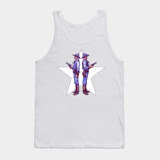 Cowboys with Revolver Tank Top